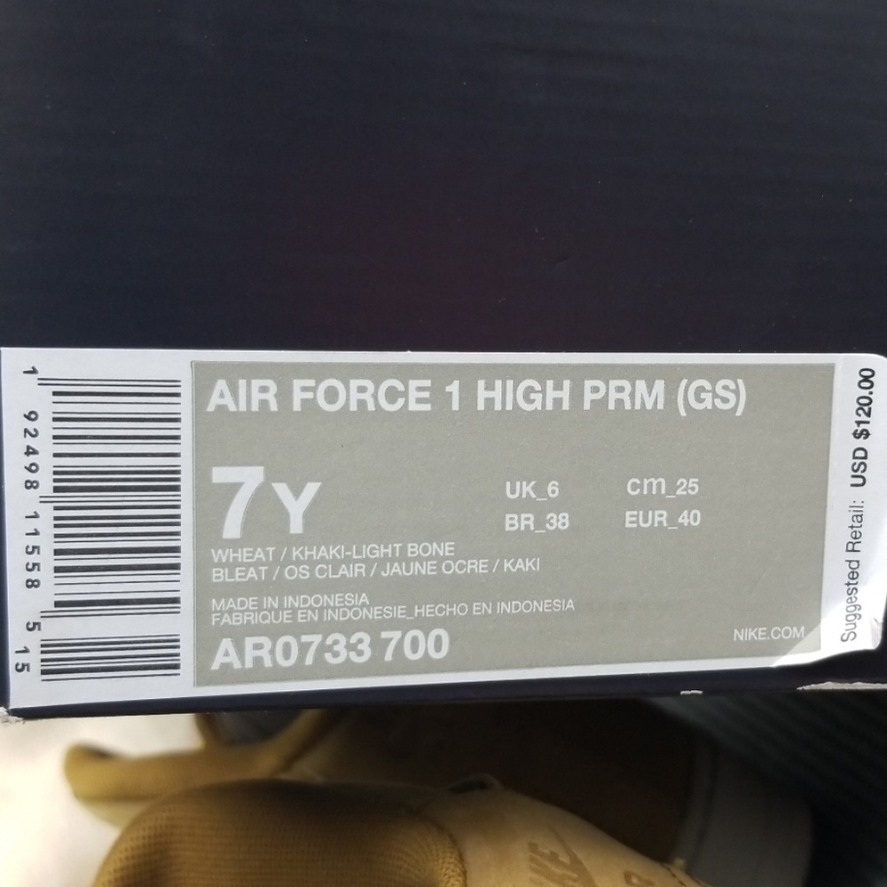 💥SOLD💥Air Force 1 High Premium (GS) Youth/Womens - Picture 7 of 8